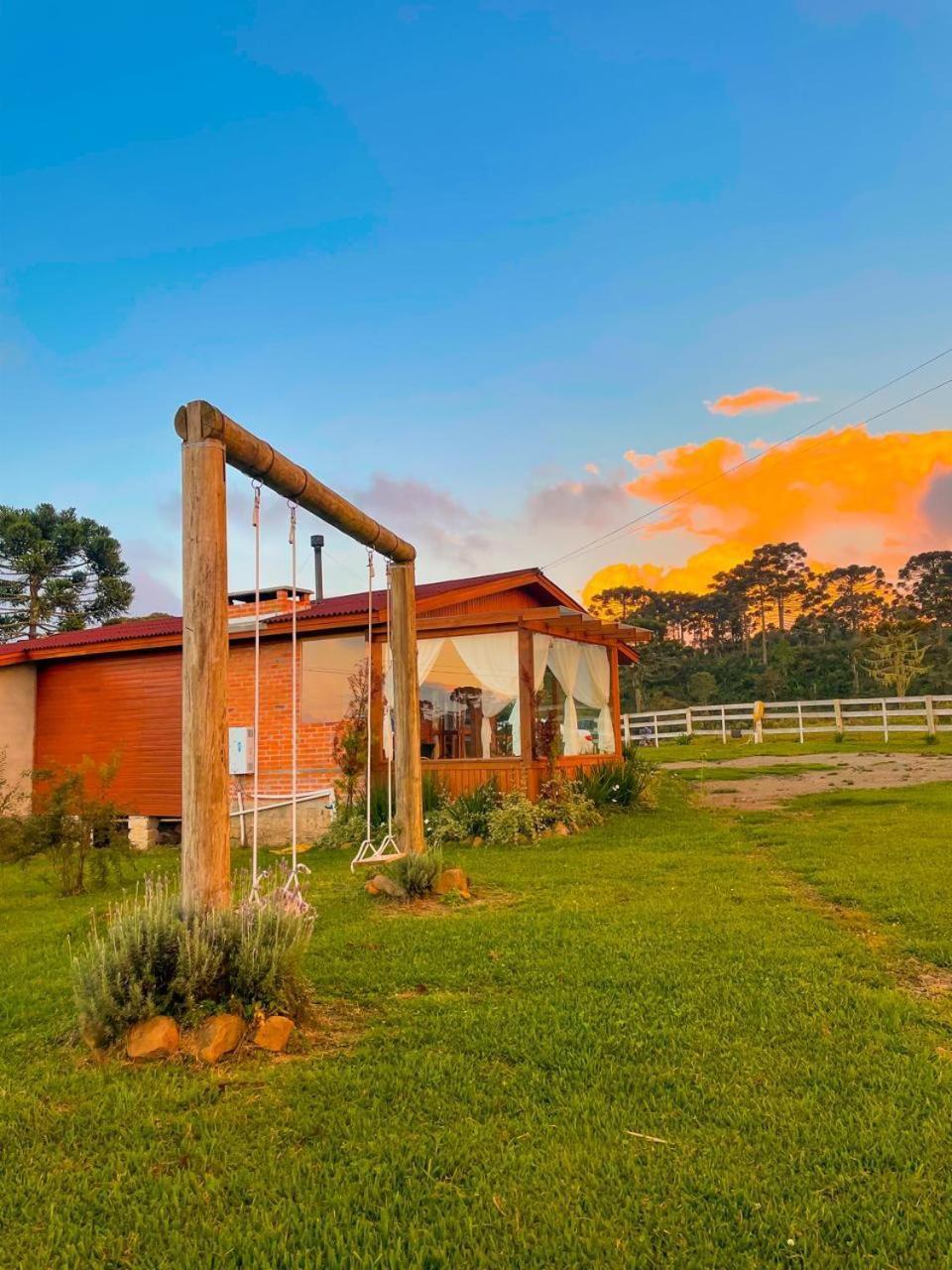 Villa Platto Da Neve:Jacuzzi E Lareira Em Urubici Rg2775 Exterior foto